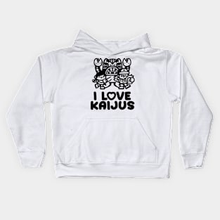 Kaijus just need friends II Kids Hoodie